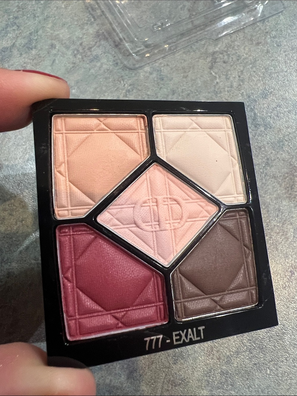 Dior 5-Color Eyeshadow Palette refill in shade 777 Exalt